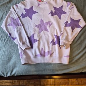 Bape Lavender Star Crewneck Sweater